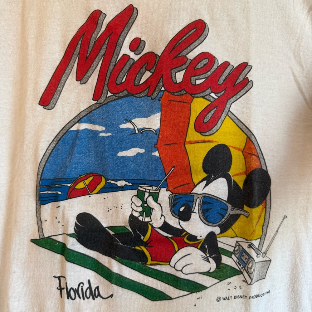 VINTAGE Mickey Ringer Tee - Picture 2 of 6